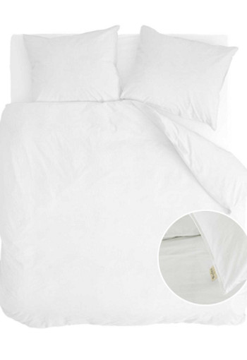Walra Dekbedovertrek Vintage Cotton Wit