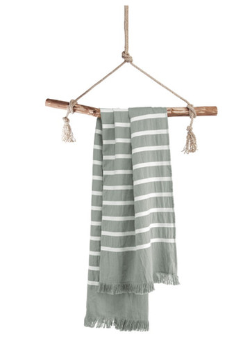 Fouta Sunny Stripes Jade