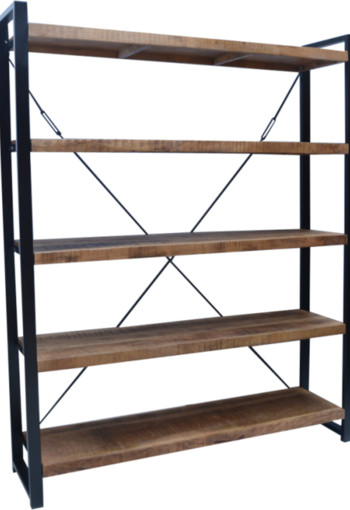 Britt roomdivider 120 5 shelves