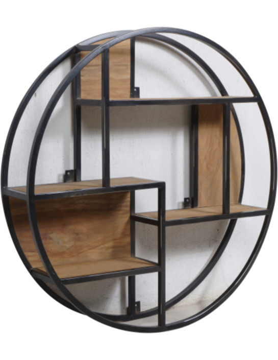 Iron Round Wall Rack 80