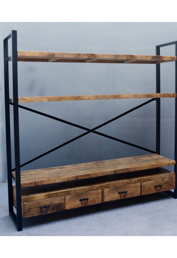 Britt 4 Drawer TV Bookshelf 180