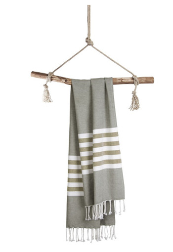Walra Fouta Sunshade Happiness Legergroen