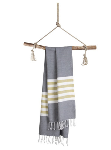 Walra Fouta Sunshade Happiness Jeans Blauw