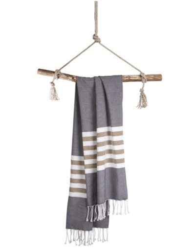 Walra Fouta Sunshade Happiness Off Black