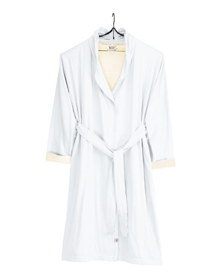 Walra Badjas Soft Jersey Robe Wit