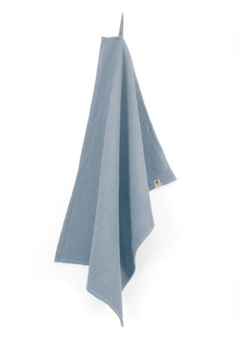 Walra Dry with Cubes Uni Jeans Blauw