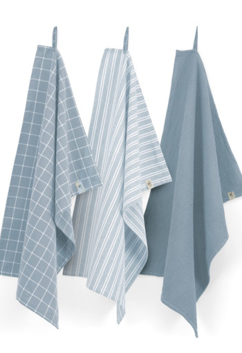 Walra Dry w. Cubes Uni, Stripes & Blocks Jeans Blauw