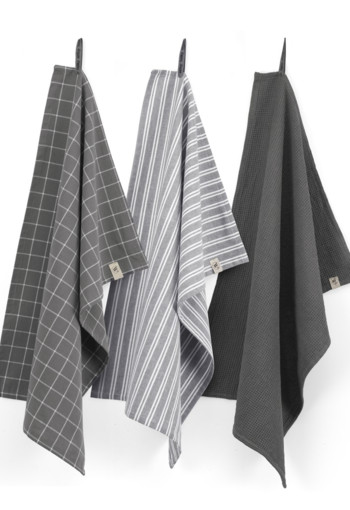 Walra Dry w. Cubes Uni, Stripes & Blocks Off Black