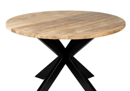 Teakhout tafel Rond 130cm
