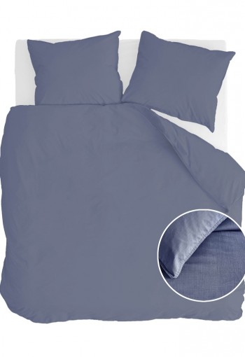 Walra Dekbedovertrek Vintage Cotton Blauw