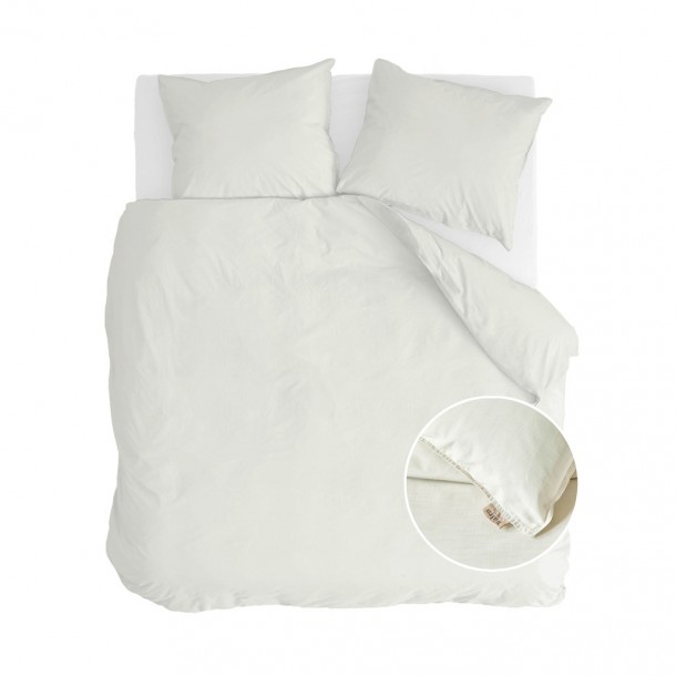 Walra Dekbedovertrek Vintage Cotton Naturel
