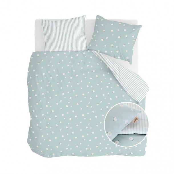 Walra Dekbedovertrek Little Daisies Mint