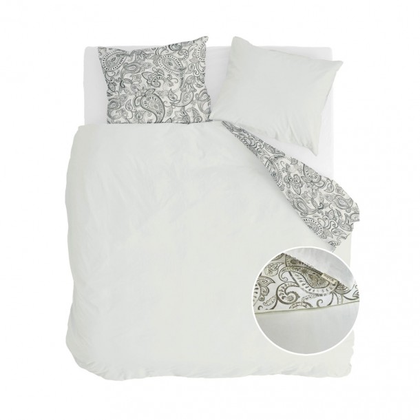Walra Dekbedovertrek Perfect Paisley Off White