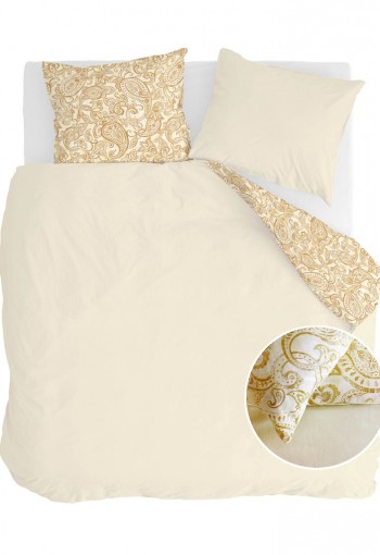 Walra Dekbedovertrek Perfect Paisley Geel
