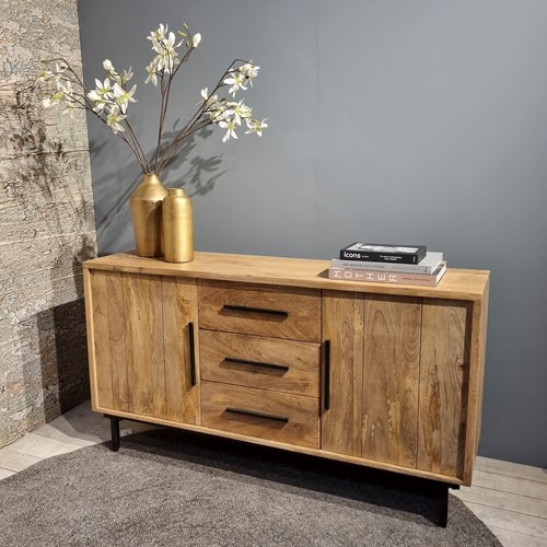 Jayden 3 Drawer 2 Door Sideboard 155