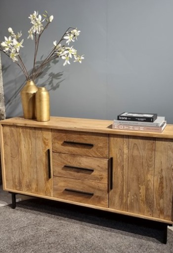 Jayden 3 Drawer 2 Door Sideboard 155