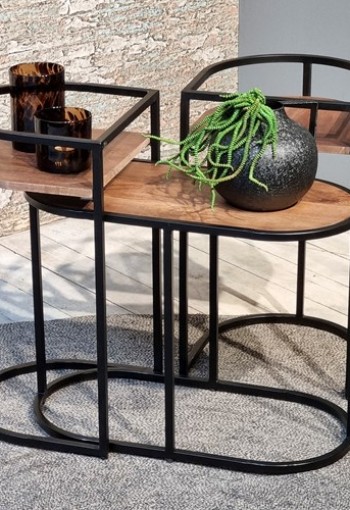 Jasmin Sidetable Oval 65 Set of 3