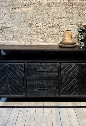 Jax  Door / Drawer Sideboard Black