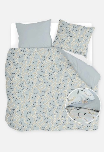 Walra Dekbedovertrek Elegant Garland Blauw